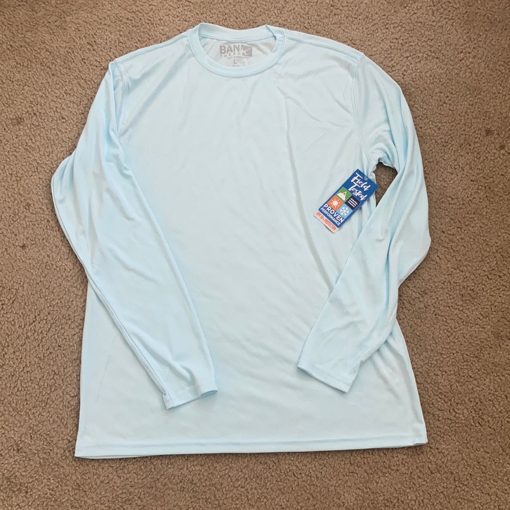 NWT Ban the Sun Men’s UPF 50+ Sun Shirt - Large